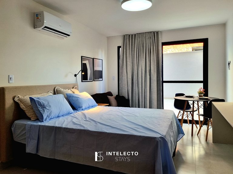 Ap 111 • Central,Pisc, Academia, Ar Cond e Quintal