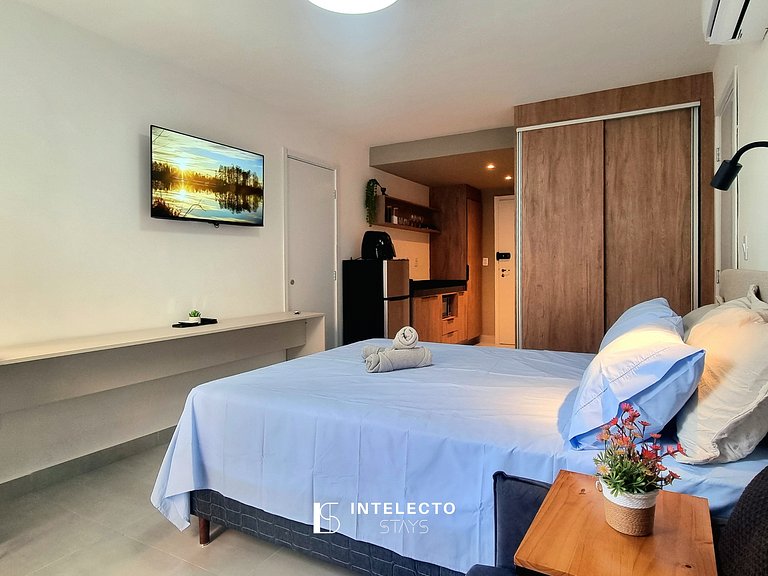 Ap 111 • Central,Pisc, Academia, Ar Cond e Quintal