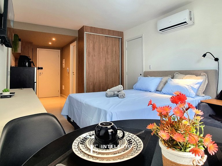 Ap 111 • Central,Pisc, Academia, Ar Cond e Quintal