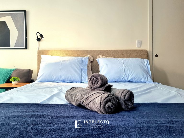 Ap 112 • Central, Piscina, Academia, Ar Cond.