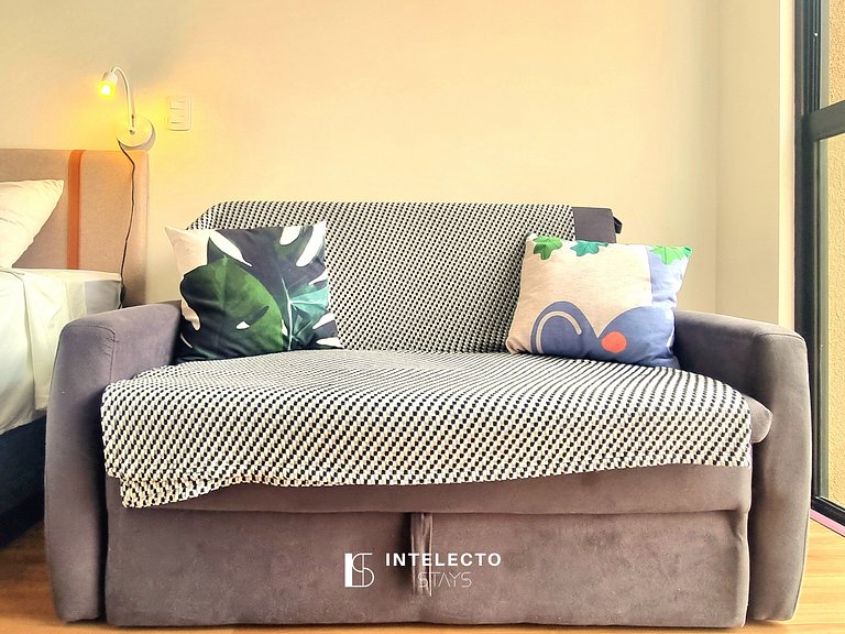 Apê 24 •Central, Jacuzzi, Academia, A/C, Vista Top