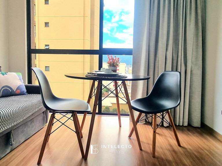 Apê 24 •Central, Jacuzzi, Academia, A/C, Vista Top