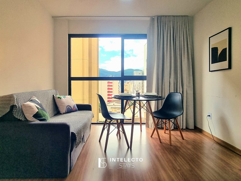 Apê 24 •Central, Jacuzzi, Academia, A/C, Vista Top