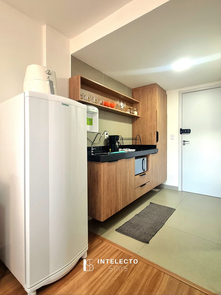 Apê 24 •Central, Jacuzzi, Academia, A/C, Vista Top