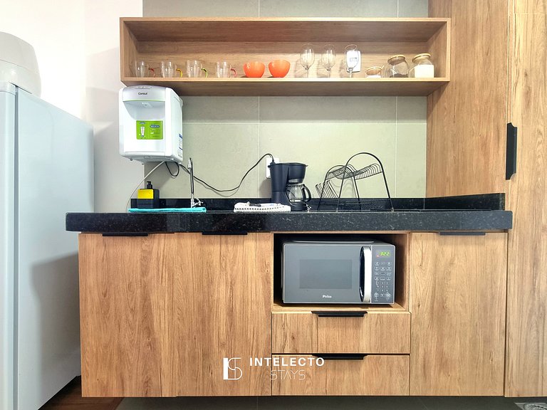 Apê 24 •Central, Jacuzzi, Academia, A/C, Vista Top