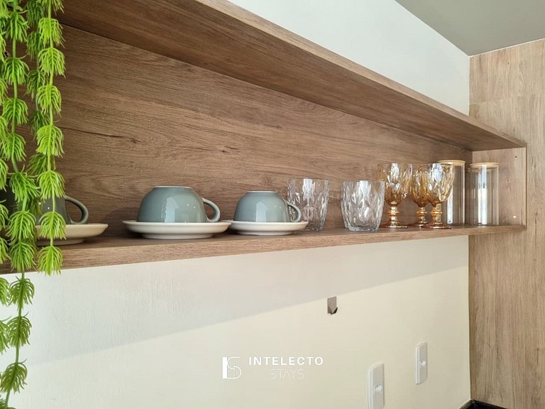 Ap 213 • Central, Piscina, Academia, Ar Cond.