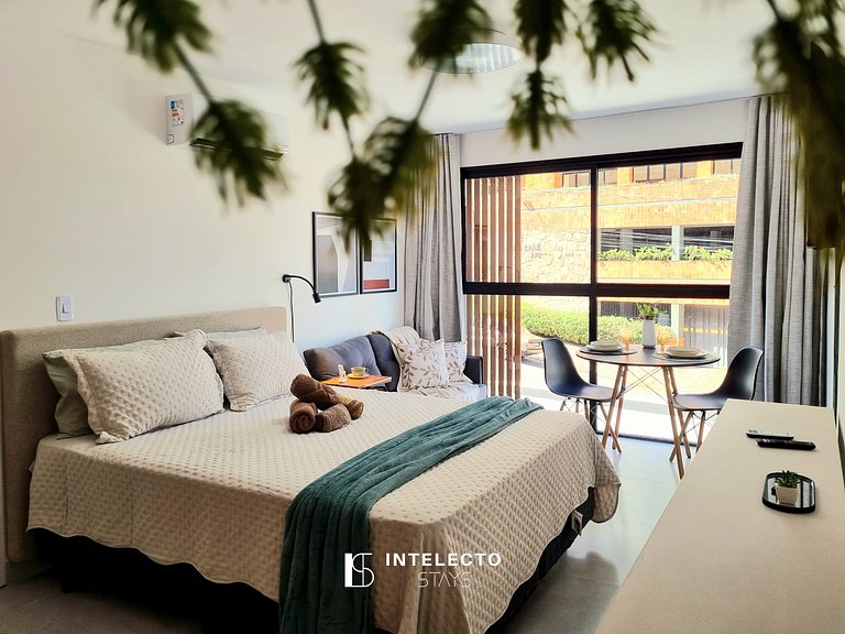 Ap 213 • Central, Piscina, Academia, Ar Cond.