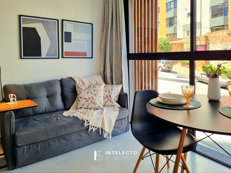 Ap 213 • Central, Piscina, Academia, Ar Cond.