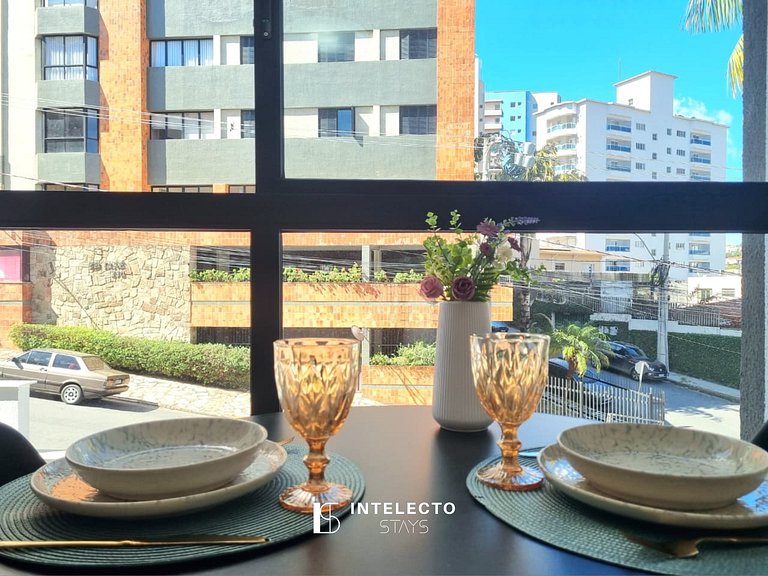 Ap 213 • Central, Piscina, Academia, Ar Cond.