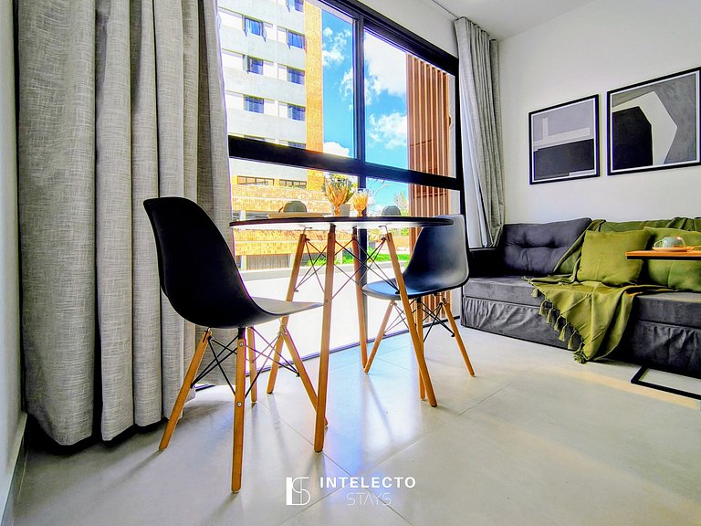 Ap 210 • Central, Pisc, jacuzzi Academia, Ar Cond.