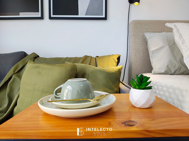 Ap 210 • Central, Pisc, jacuzzi Academia, Ar Cond.