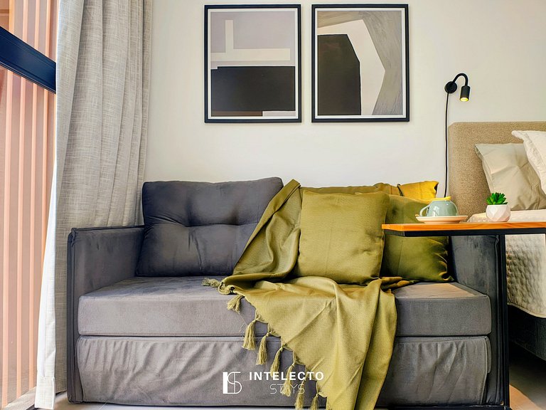 Ap 210 • Central, Pisc, jacuzzi Academia, Ar Cond.