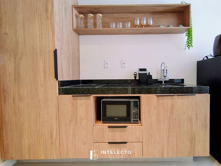 Ap 210 • Central, Pisc, jacuzzi Academia, Ar Cond.