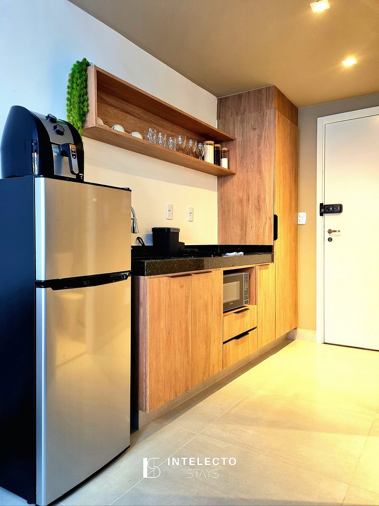 Ap 113• Central, Pisc, Academia, Ar Cond e Quintal