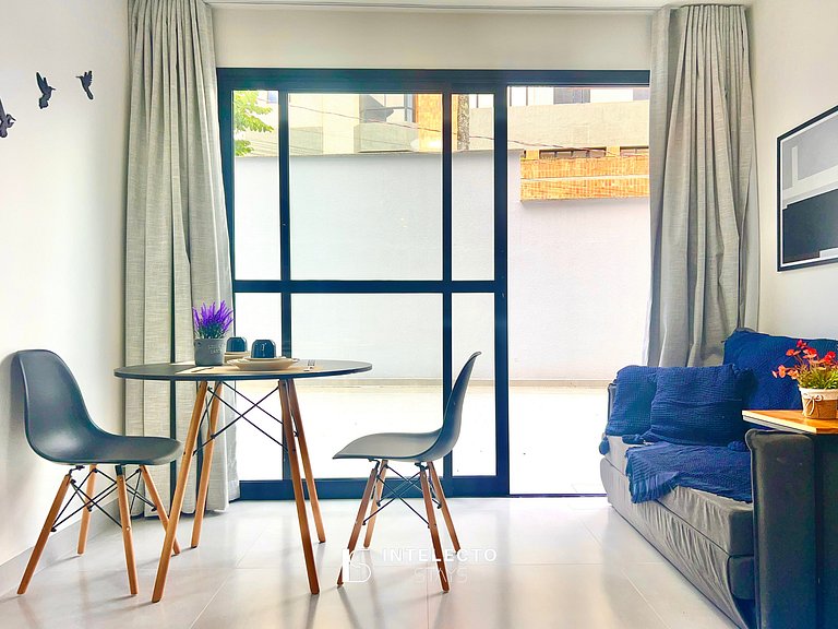 Ap 110• Central, Pisc, Academia, Ar Cond e Quintal