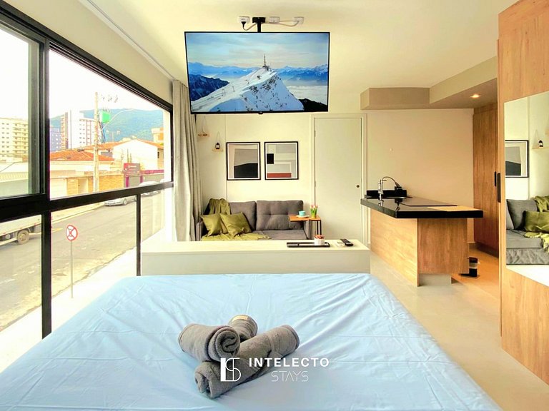 Ap 102• Central, Piscina, Academia, Ar Cond.