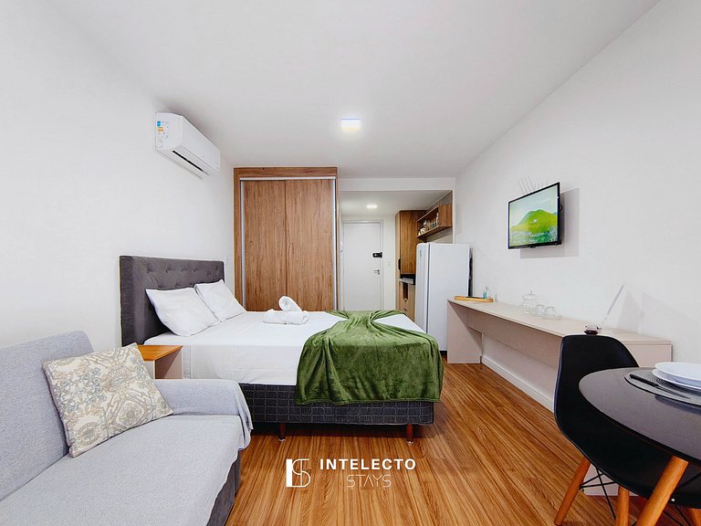 Ap 201 • Central, Piscina, Academia, Ar Cond.