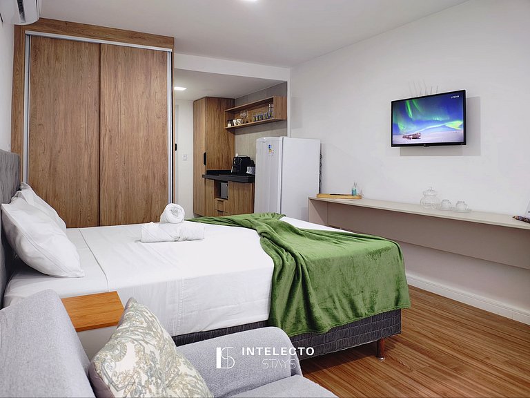 Ap 201 • Central, Piscina, Academia, Ar Cond.