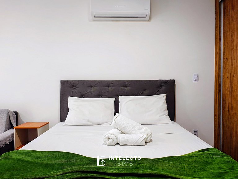 Ap 201 • Central, Piscina, Academia, Ar Cond.