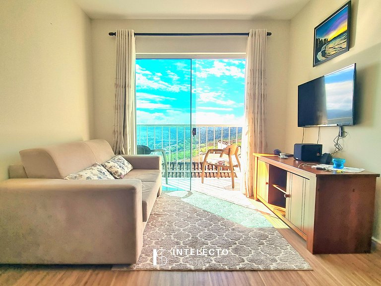 201-3 Quartos, Varanda, Vista Top, perto do Centro