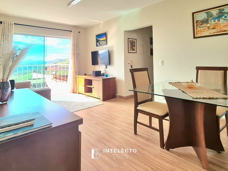 201-3 Quartos, Varanda, Vista Top, perto do Centro