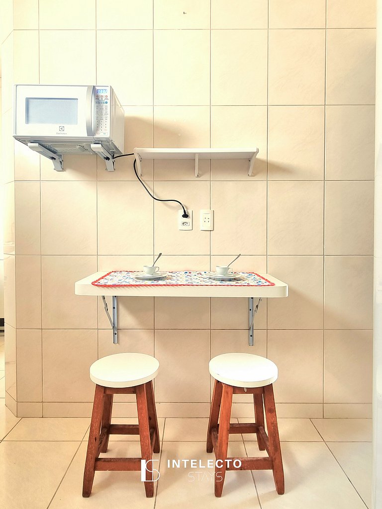 201-3 Quartos, Varanda, Vista Top, perto do Centro