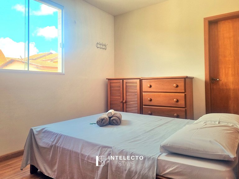 201-3 Quartos, Varanda, Vista Top, perto do Centro