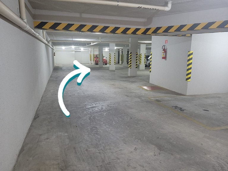 Ap 216 •Central, Piscina, Academia, A/C, Vista Top