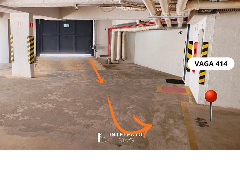 Ap 414 • Central, Piscina, Academia, Ar Cond.