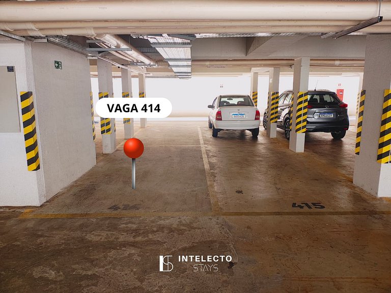 Ap 414 • Central, Piscina, Academia, Ar Cond.