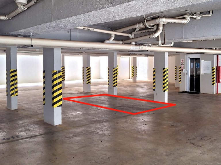 Ap 417 •Central, Piscina, Academia, A/C, Vista Top