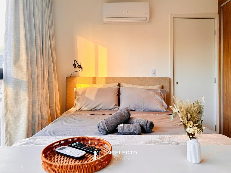 Ap 201 • Central, Pisc jacuzzi, Academia, Ar Cond.