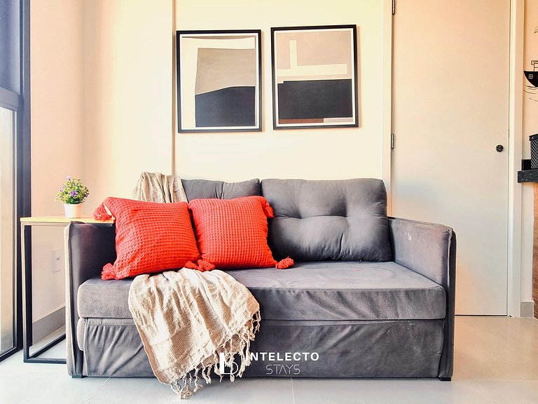 Ap 302• Central, Piscina, Academia, Ar Cond.