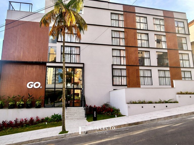 Ap 412• Central, Piscina, Academia, Ar Cond.