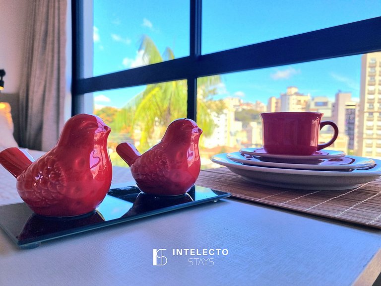 Ap 302• Central, Piscina, Academia, Ar Cond.