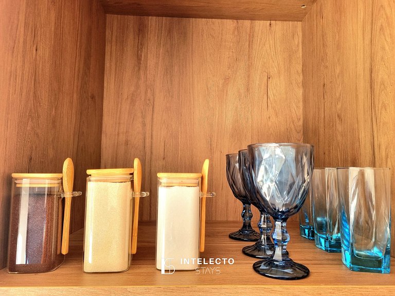 Ap 303 • Central, Piscina, Academia, Ar Cond.