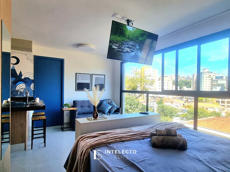 Ap 303 • Central, Piscina, Academia, Ar Cond.