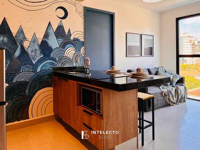 Ap 303 • Central, Piscina, Academia, Ar Cond.