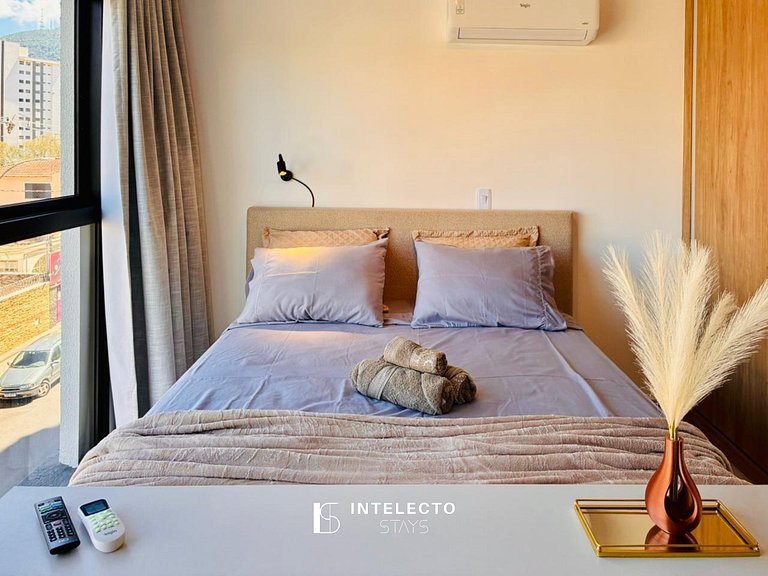 Ap 303 • Central, Piscina, Academia, Ar Cond.