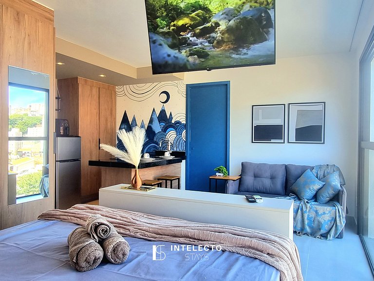 Ap 303 • Central, Piscina, Academia, Ar Cond.