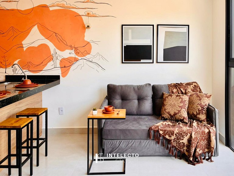 Ap 401• Central, Piscina, Academia, Ar Cond.