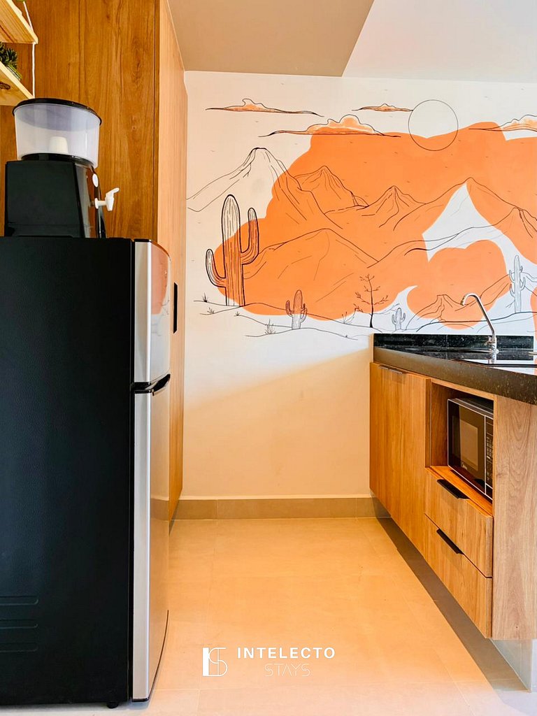 Ap 401• Central, Piscina, Academia, Ar Cond.