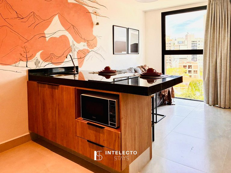 Ap 401• Central, Piscina, Academia, Ar Cond.