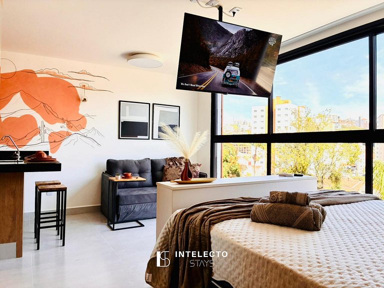 Ap 401• Central, Piscina, Academia, Ar Cond.