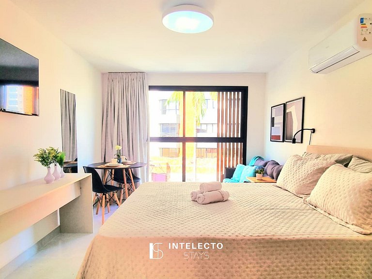 Ap 410 • Central, Piscina, Academia, Ar Cond.