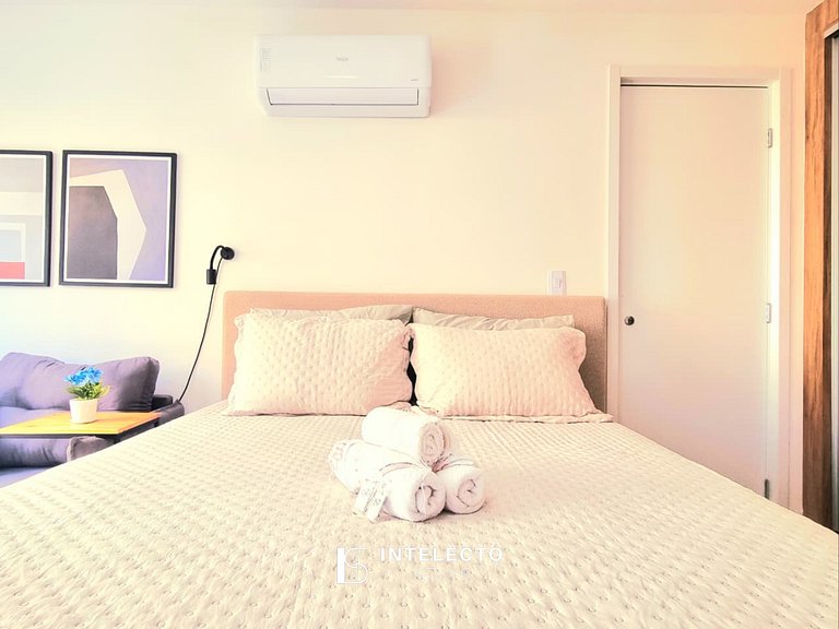 Ap 410 • Central, Piscina, Academia, Ar Cond.