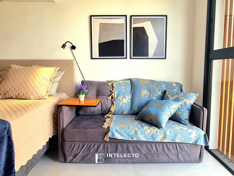 Ap 413 • Central, Piscina, Academia, Ar Cond.