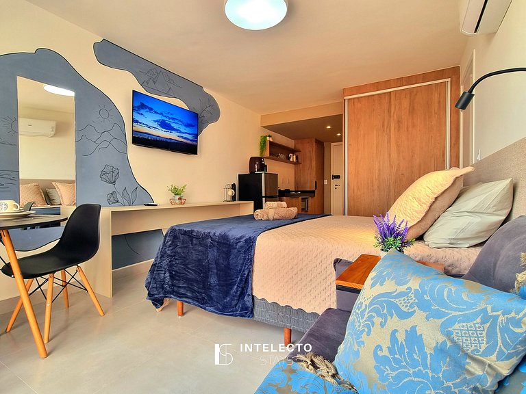 Ap 413 • Central, Piscina, Academia, Ar Cond.