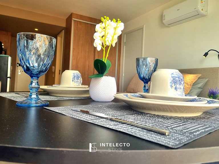 Ap 413 • Central, Piscina, Academia, Ar Cond.