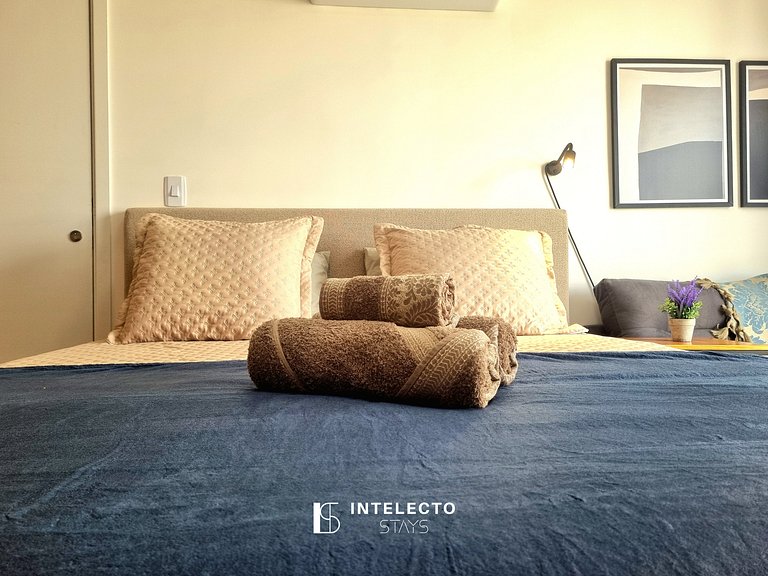 Ap 413 • Central, Piscina, Academia, Ar Cond.